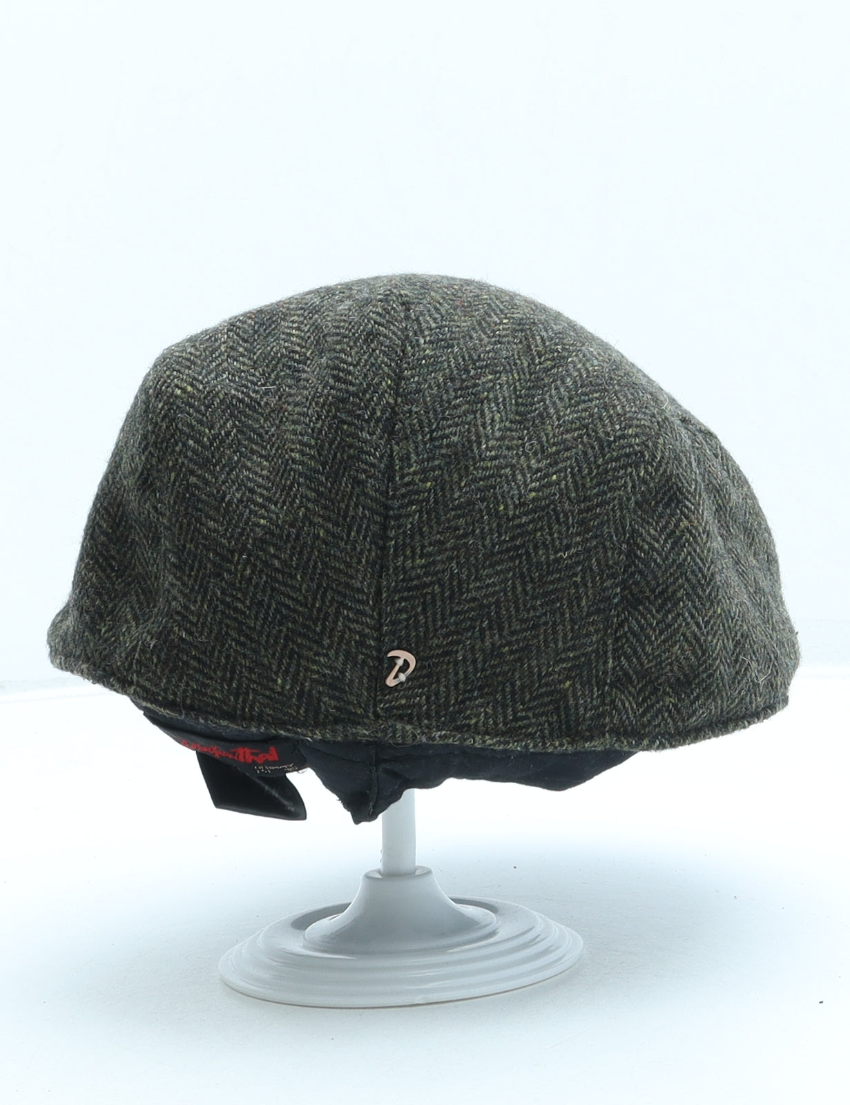 Diefenthal Mens Green Viscose Flat Cap Size M