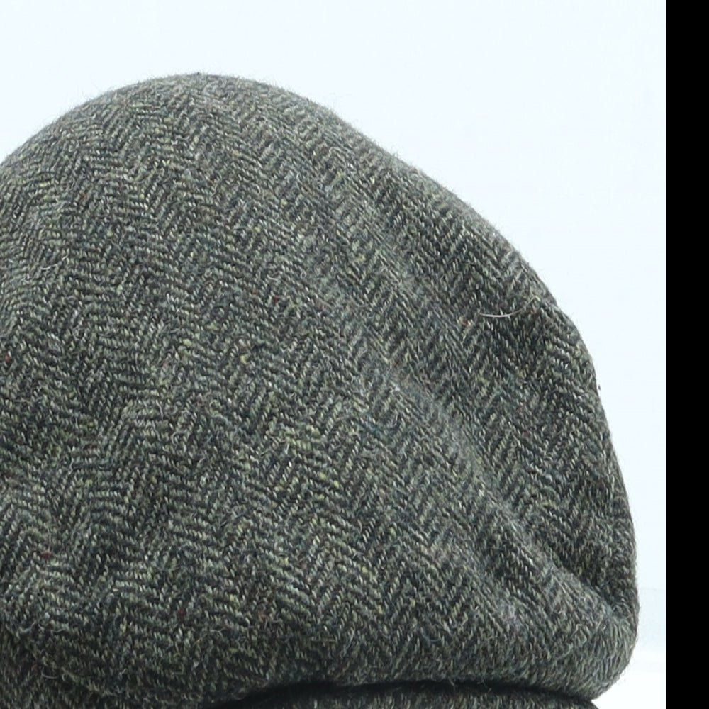 Diefenthal Mens Green Viscose Flat Cap Size M