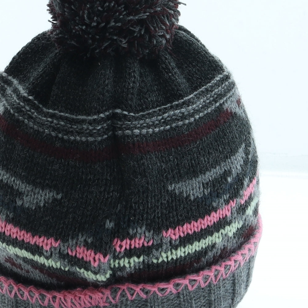 Crane Womens Multicoloured Acrylic Bobble Hat One Size - Pom Pom