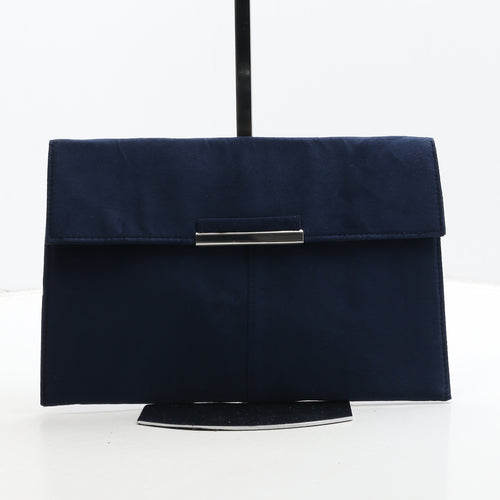 Dorothy Perkins Womens Navy Polyester Clutch Size Small