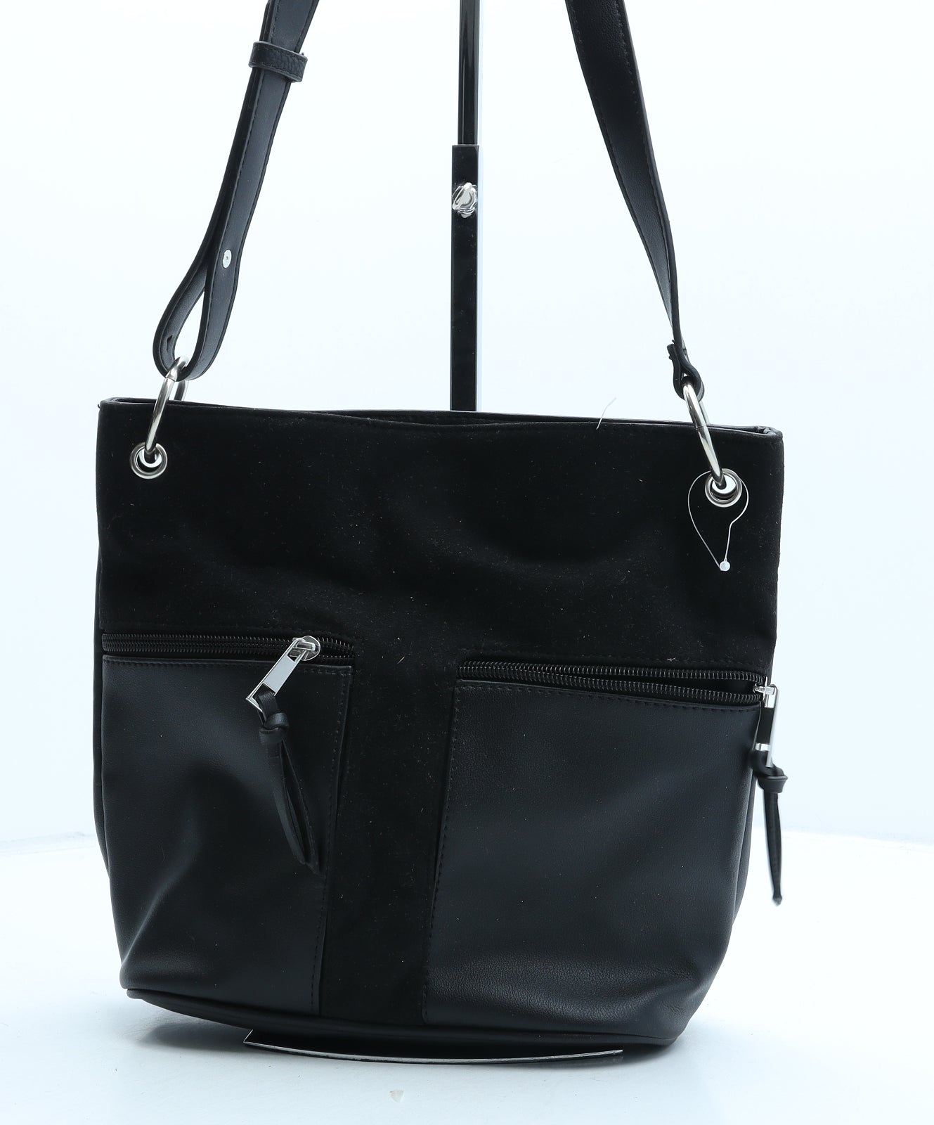 Dorothy Perkins Womens Black Polyester Crossbody Size Small