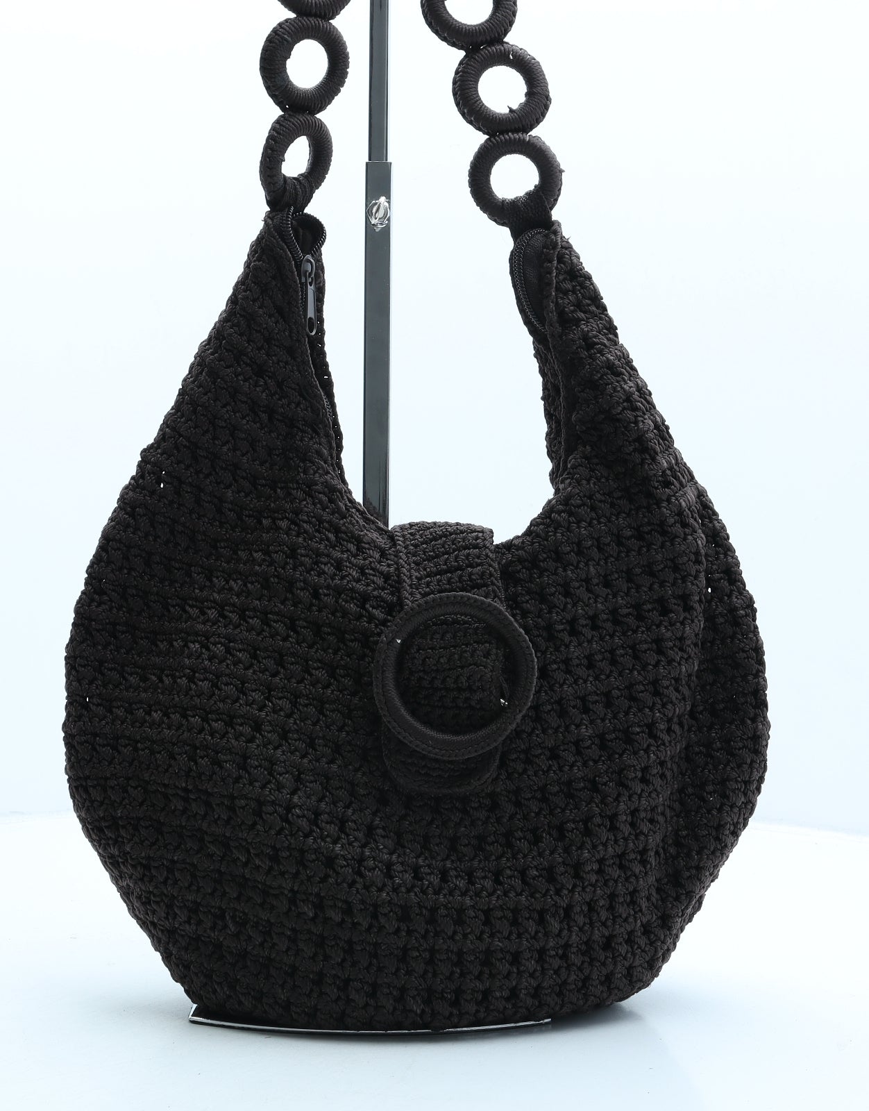 NEXT Womens Brown Acrylic Top Handle Bag Size Medium