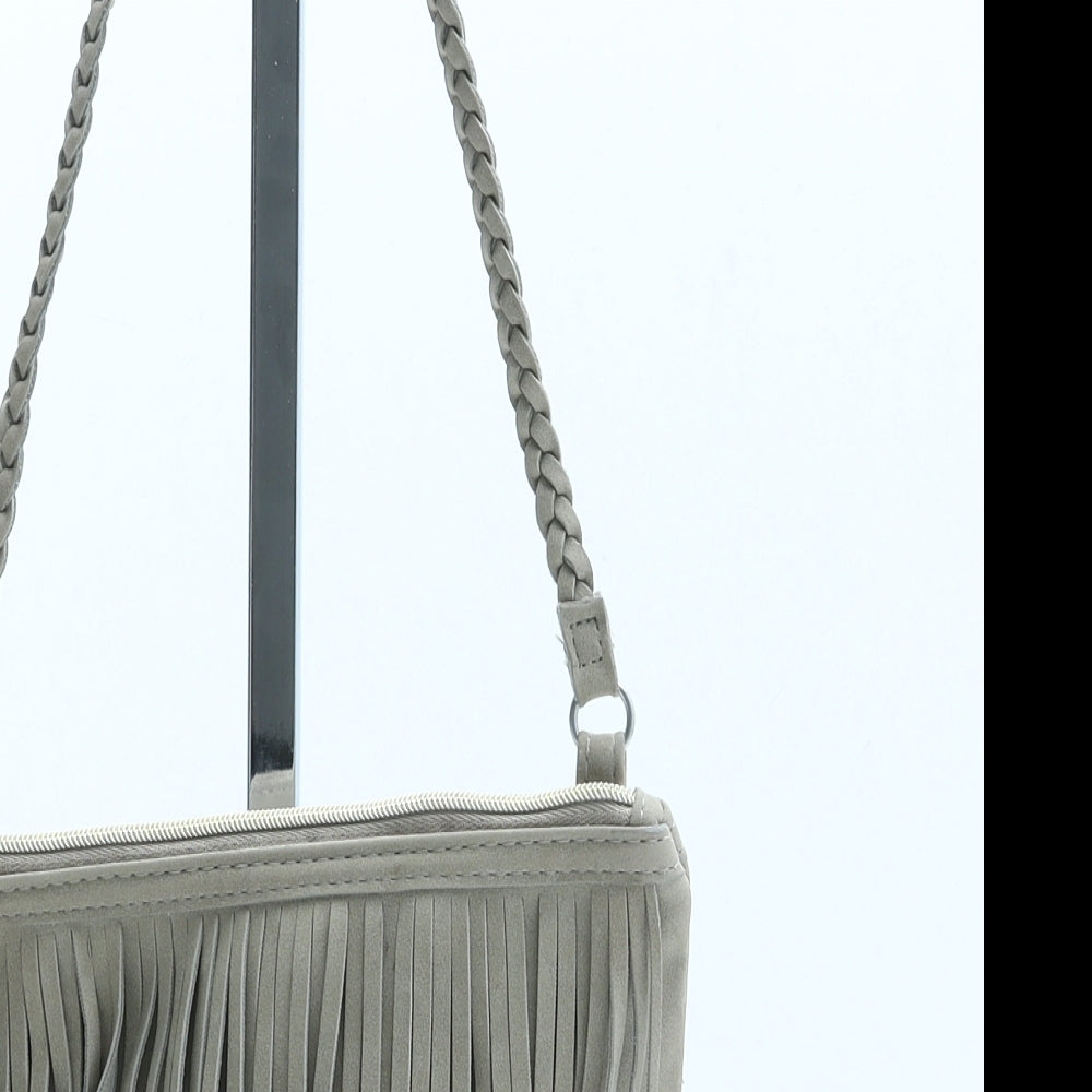 H&M Womens Beige Polyester Crossbody Size Small