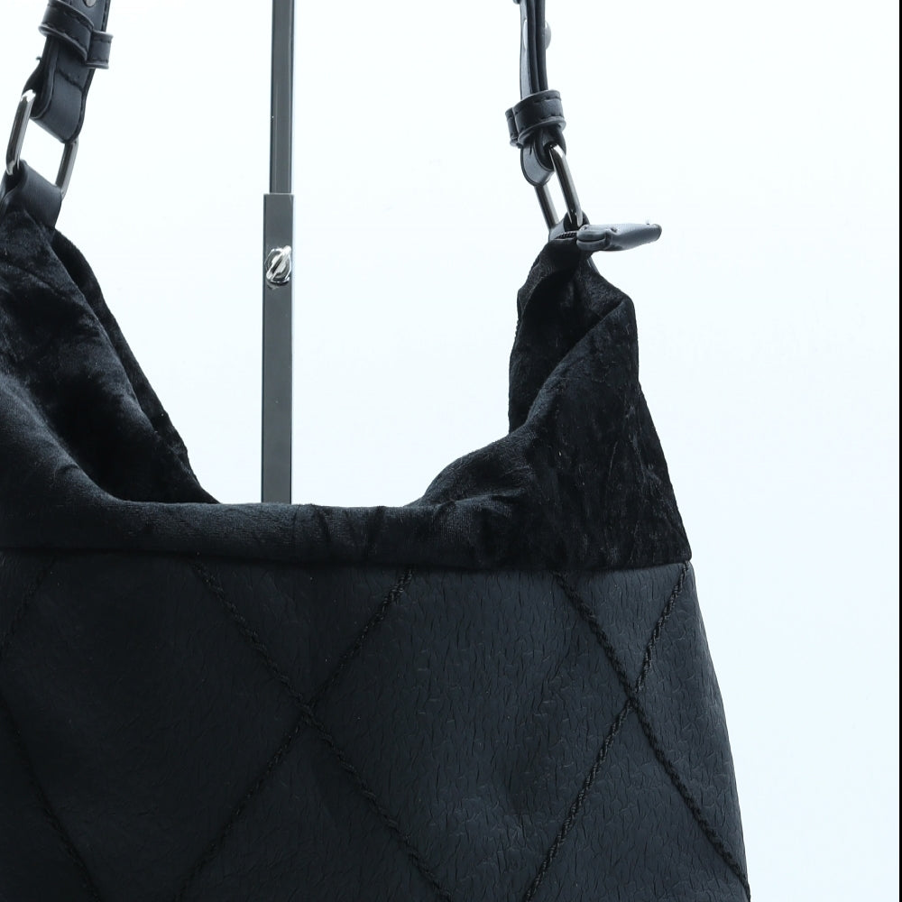 Pierre Cardin Womens Black PVC Top Handle Bag Size Large