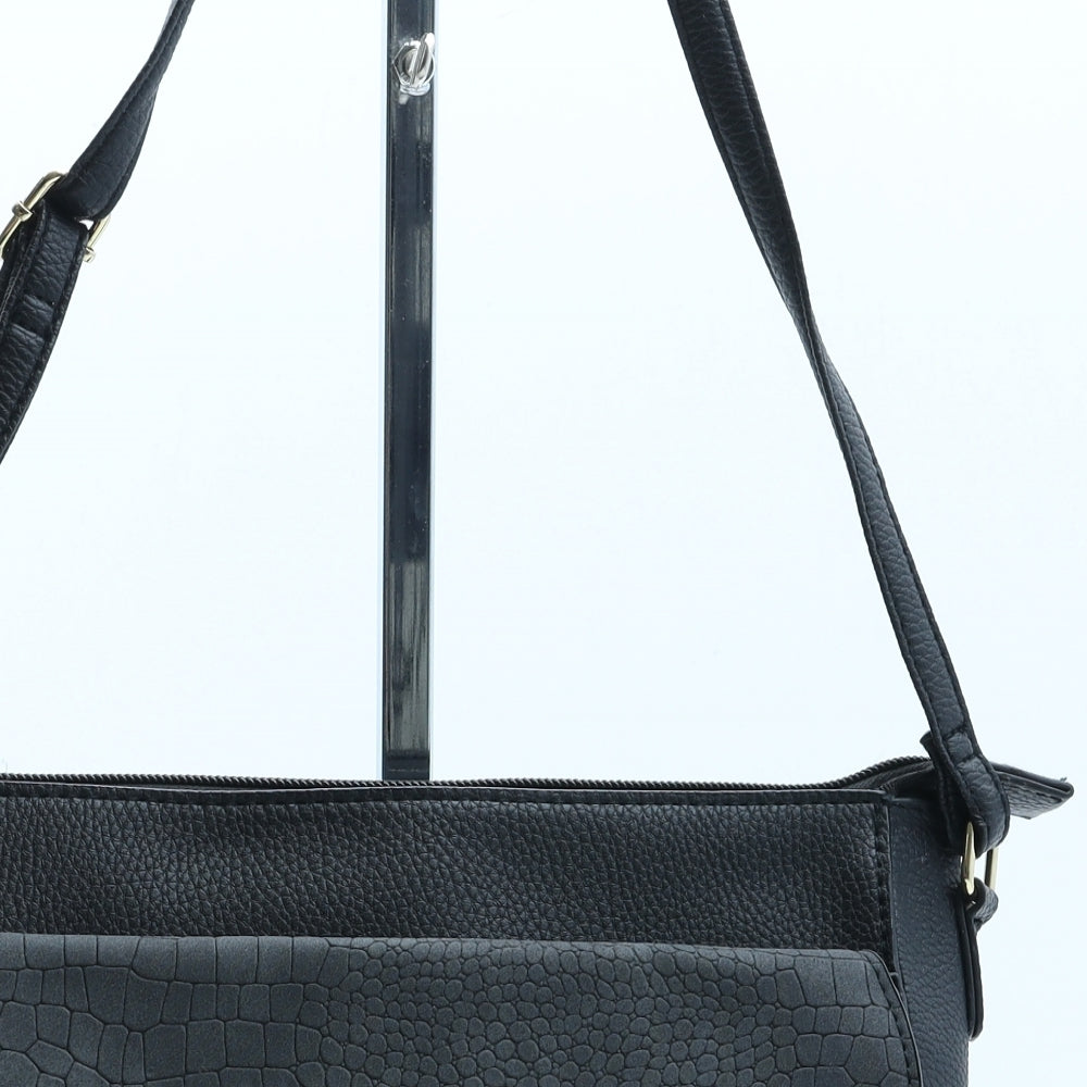 Primark Womens Black PVC Crossbody Size Small