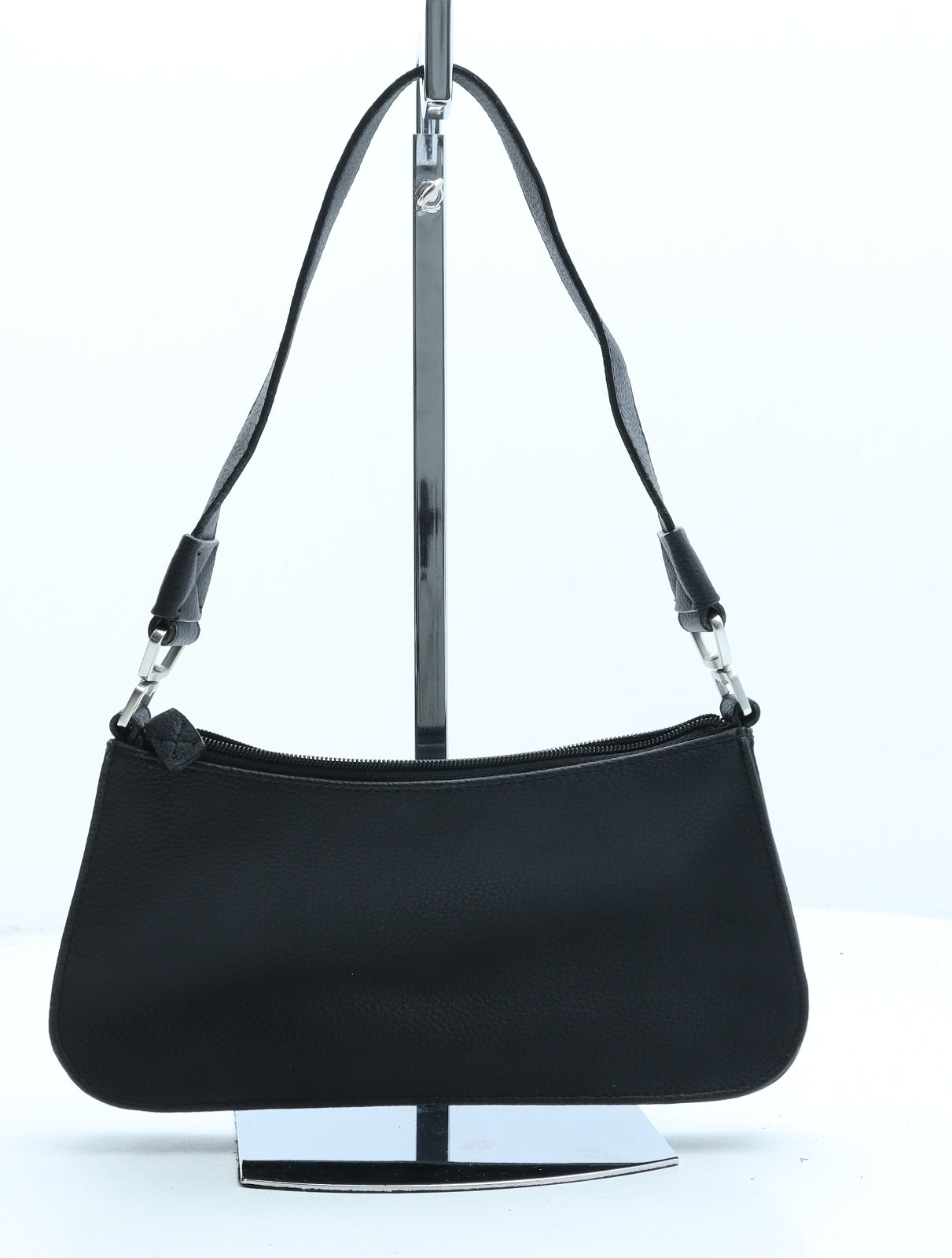 NEXT Womens Black PVC Shoulder Bag Size Small