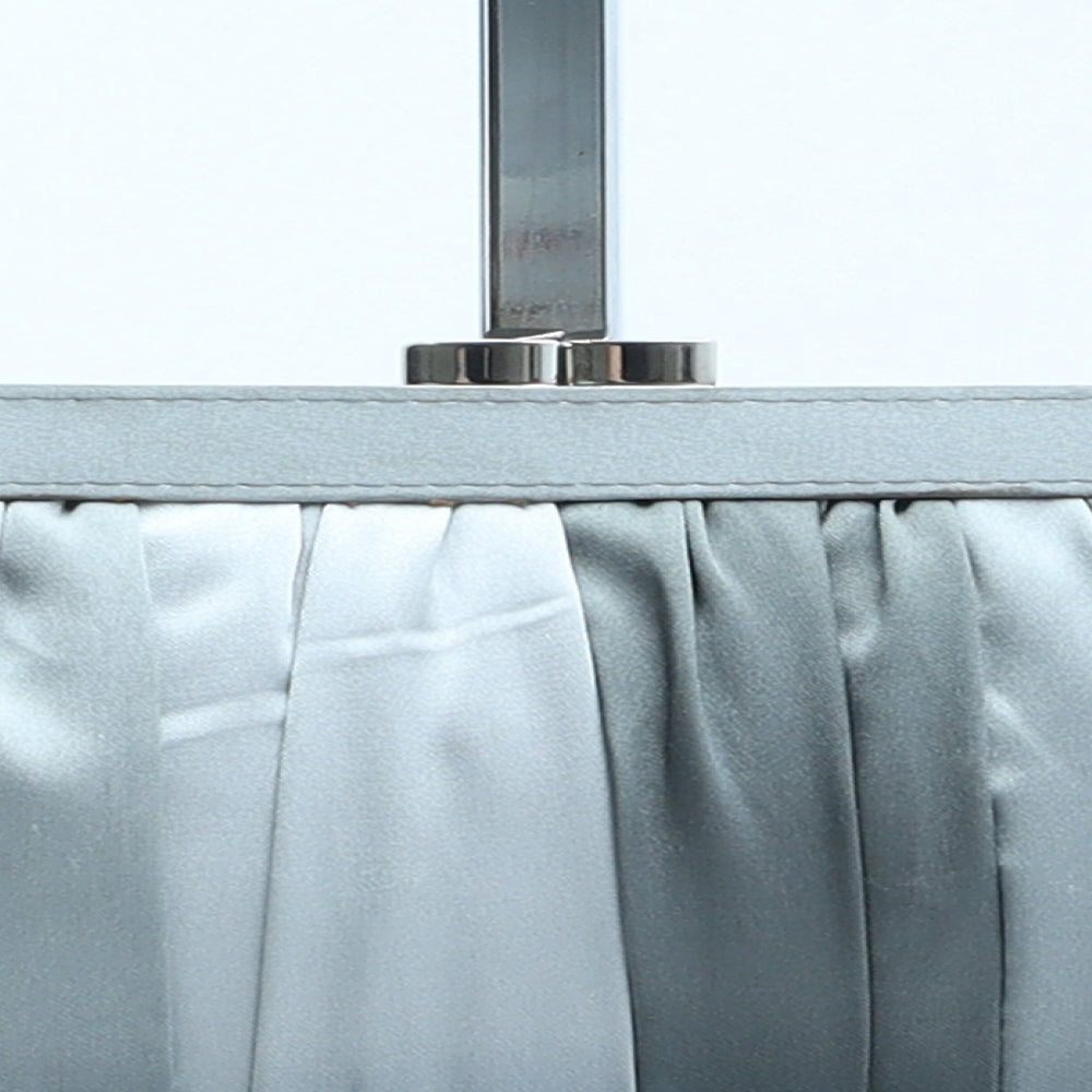 DICE Womens Grey Polyester Clutch Size Small