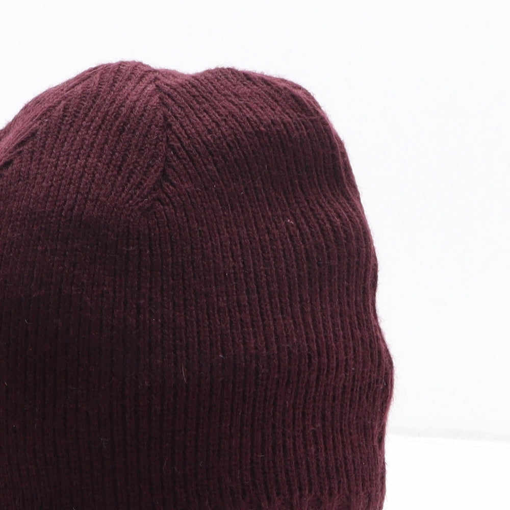 Primark Mens Red Acrylic Beanie One Size