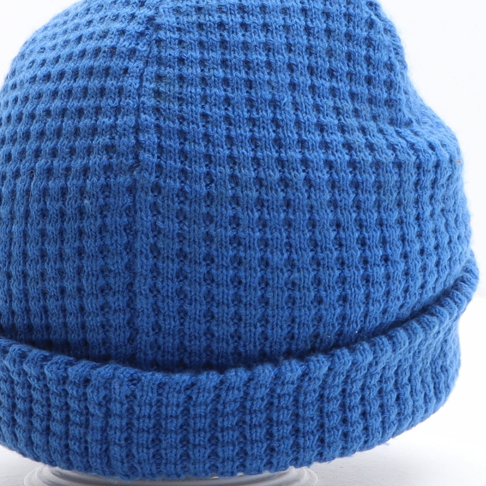 Jules Boys Blue Acrylic Beanie One Size
