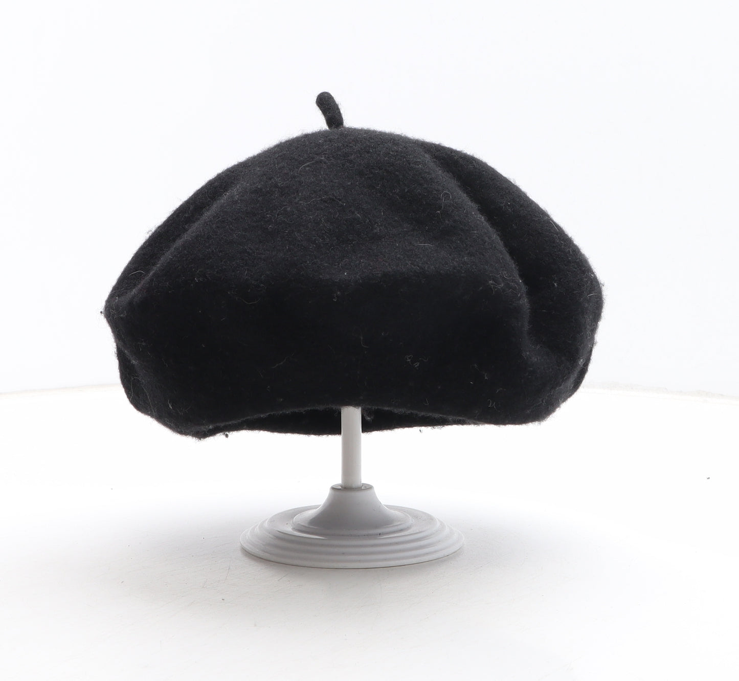 Accessorize Womens Black Wool Beret One Size