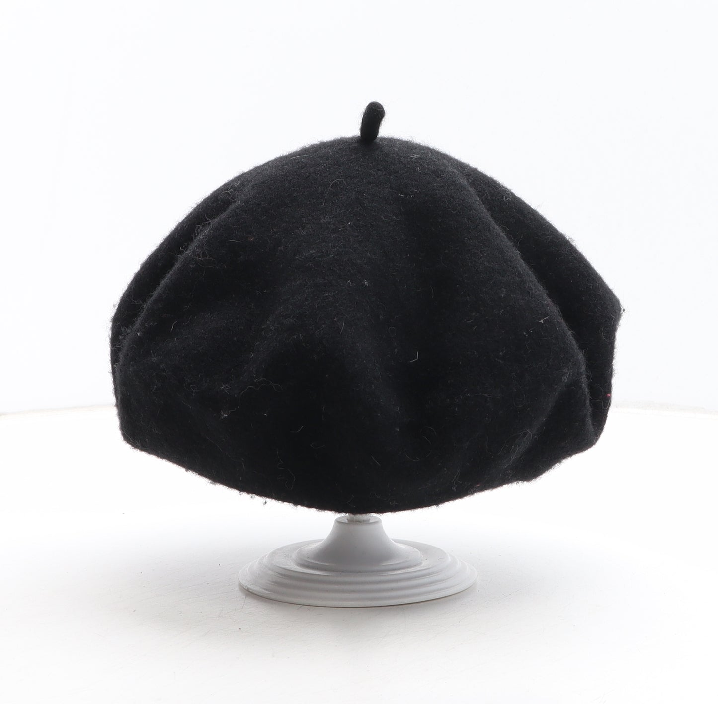 Accessorize Womens Black Wool Beret One Size