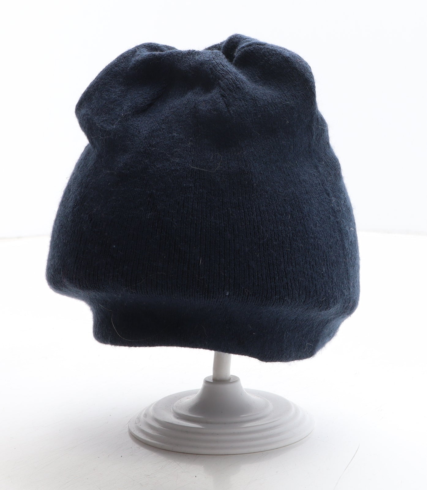 Nike Mens Blue Acrylic Beanie One Size - Logo