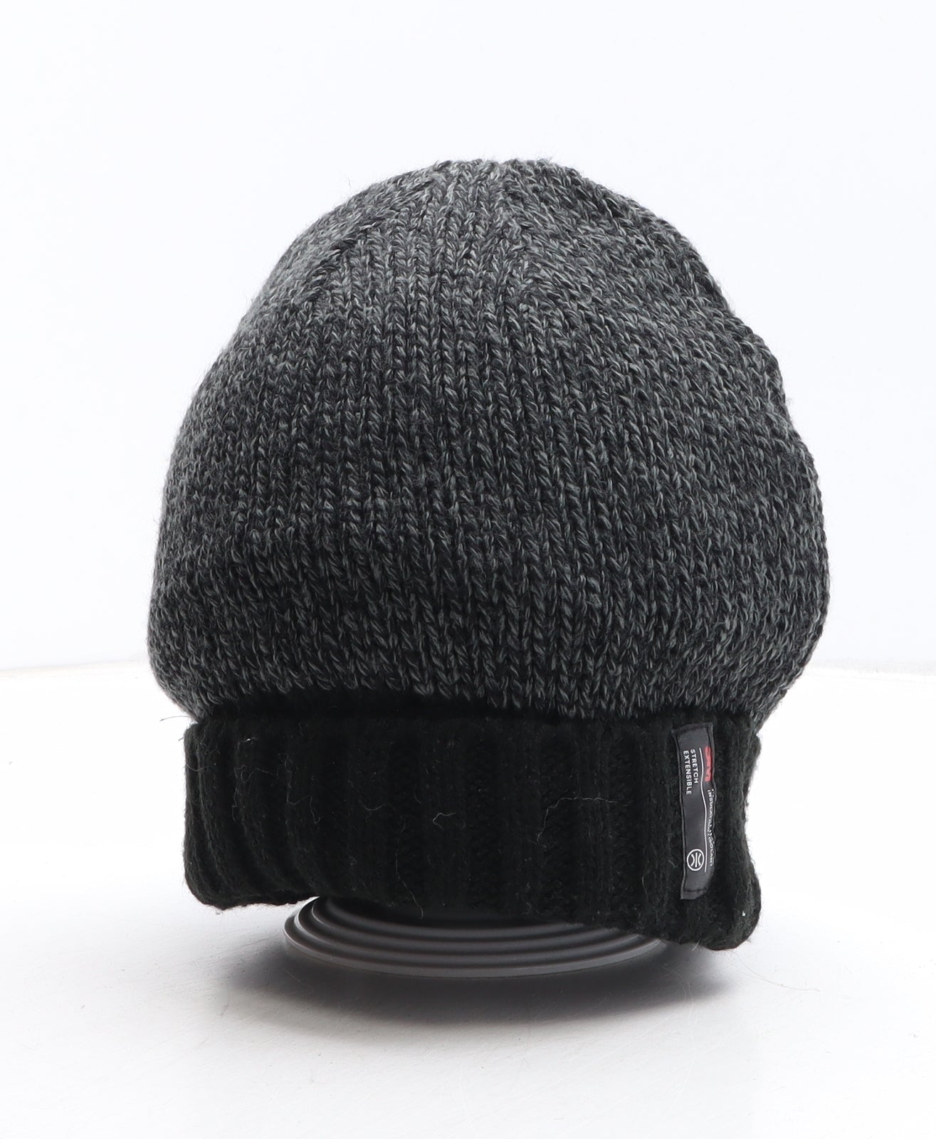 Marks and Spencer Mens Grey Acrylic Beanie One Size