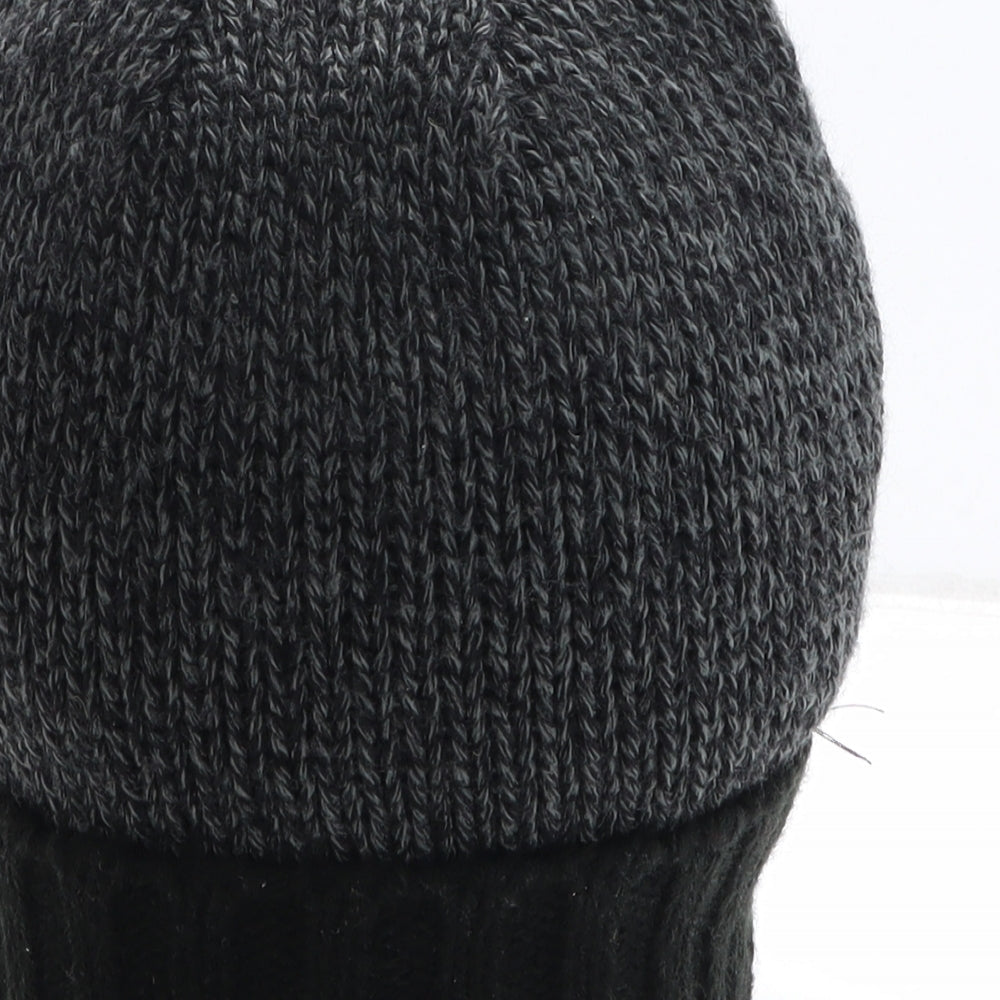 Marks and Spencer Mens Grey Acrylic Beanie One Size