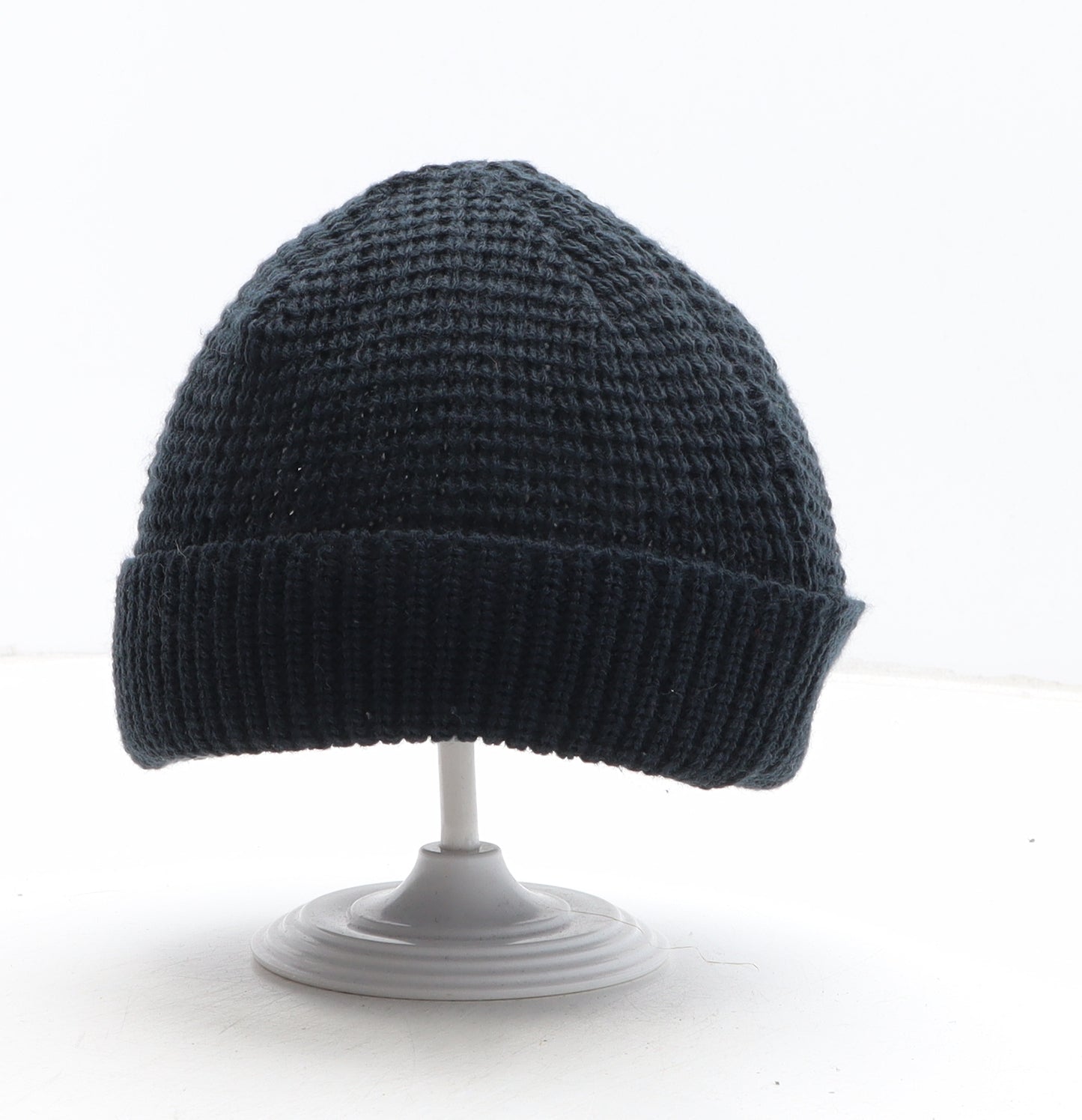 Cedar Wood State Mens Blue Acrylic Beanie One Size