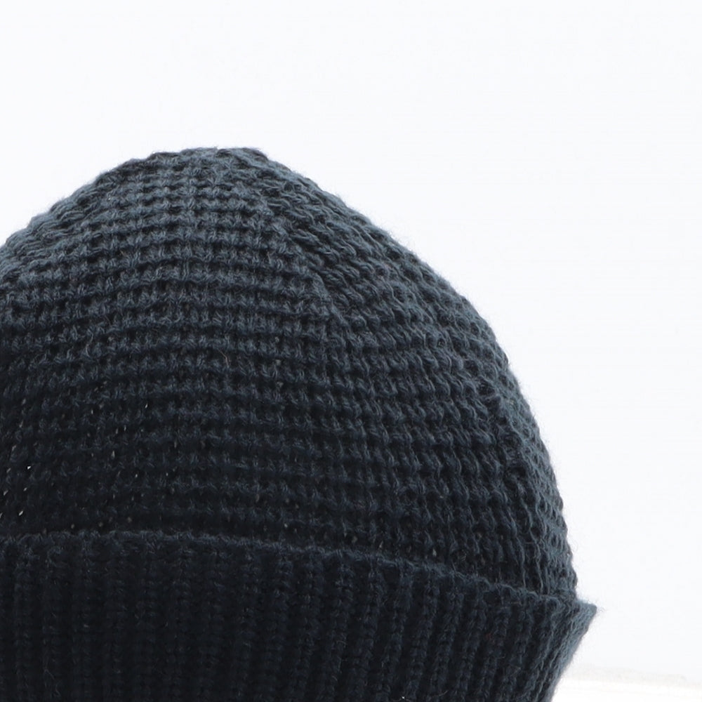 Cedar Wood State Mens Blue Acrylic Beanie One Size