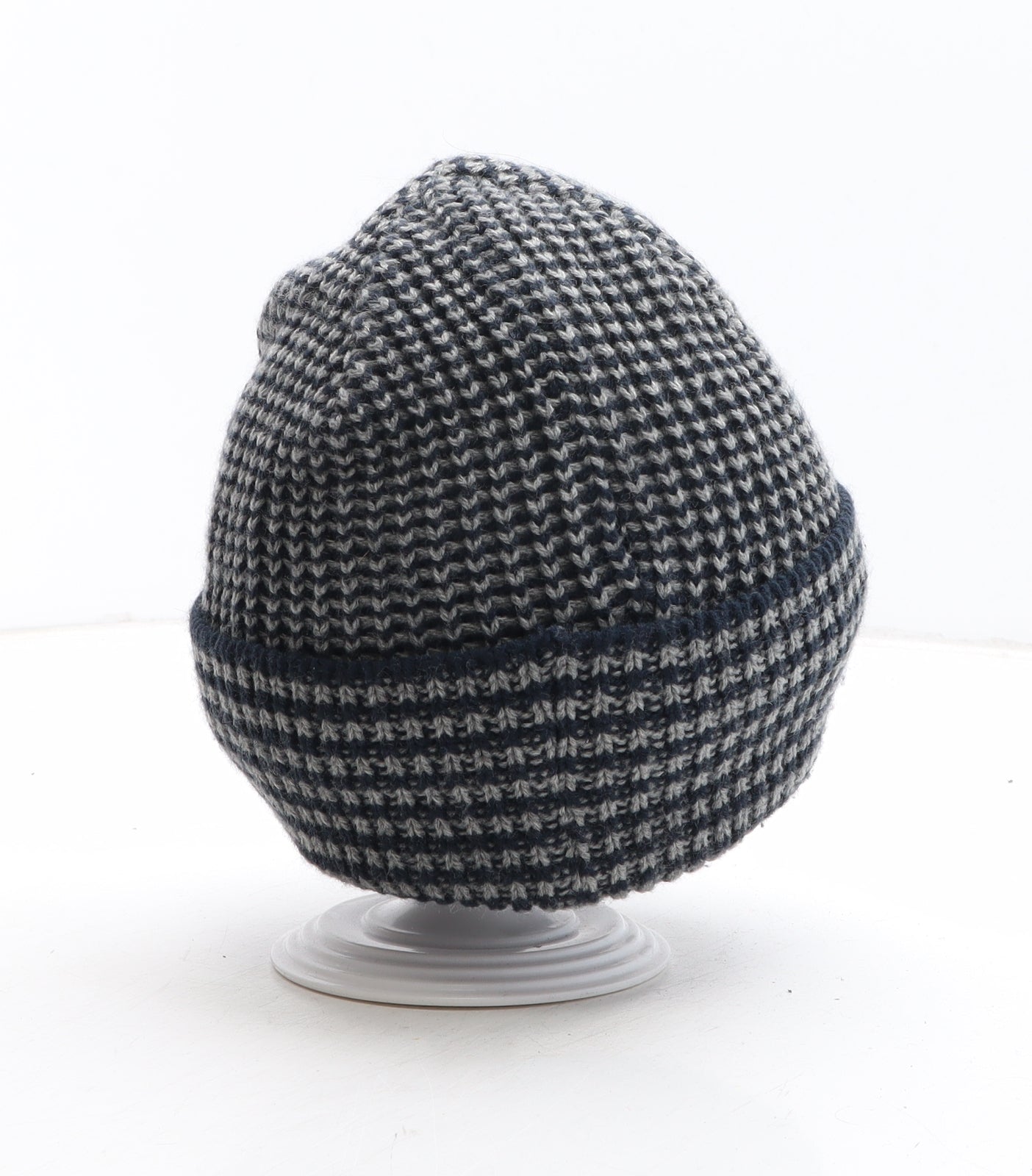 Gap Mens Grey Geometric Acrylic Beanie One Size