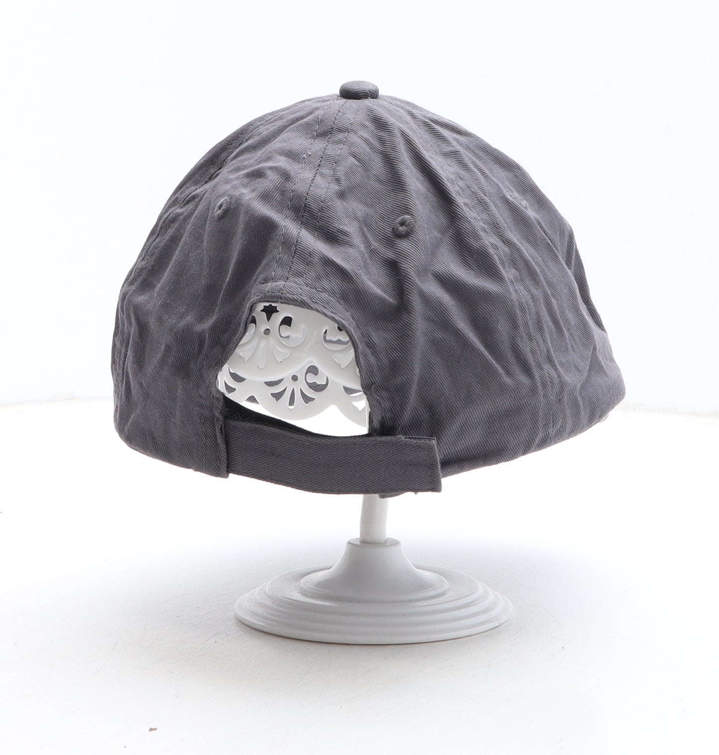 Beechfield Mens Grey Cotton Baseball Cap One Size