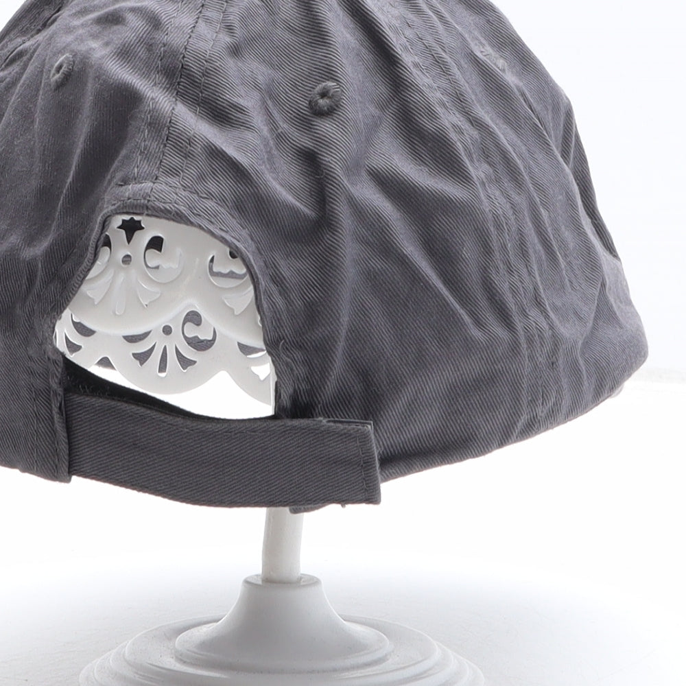 Beechfield Mens Grey Cotton Baseball Cap One Size