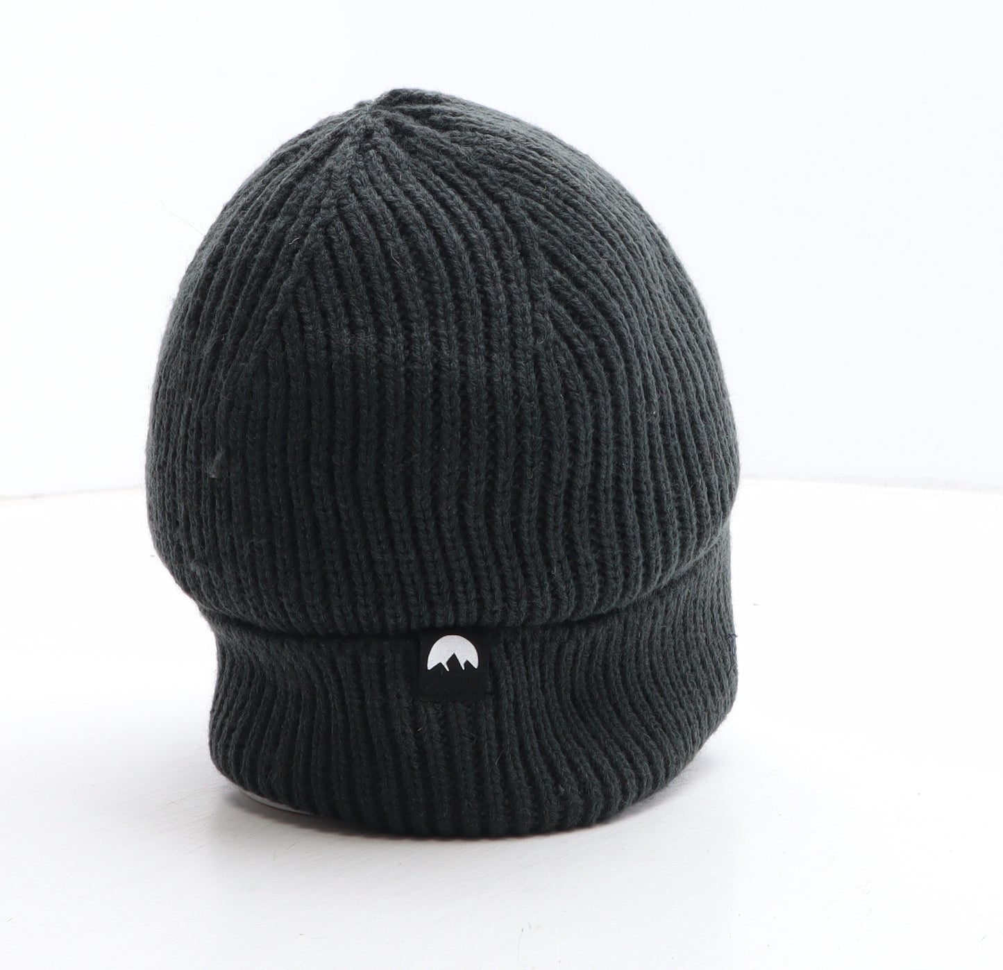 Crane Mens Black Acrylic Beanie One Size