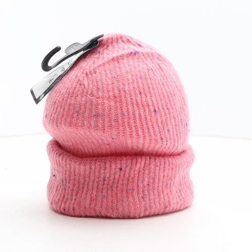 Marks and Spencer Womens Pink Acrylic Beanie One Size