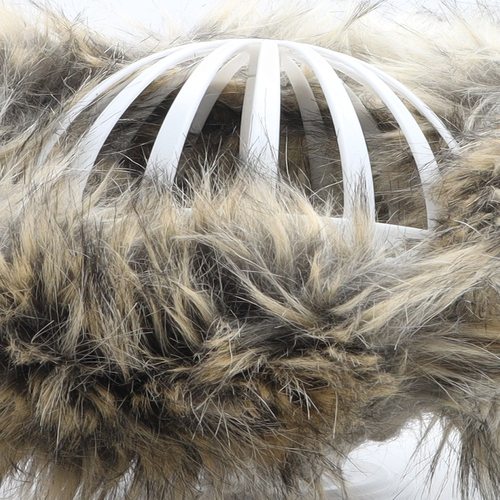 Moore & moore Womens Beige Polyester Headband One Size - Faux Fur