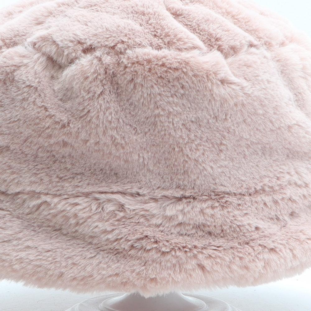 F&F Womens Pink Polyester Bucket Hat One Size