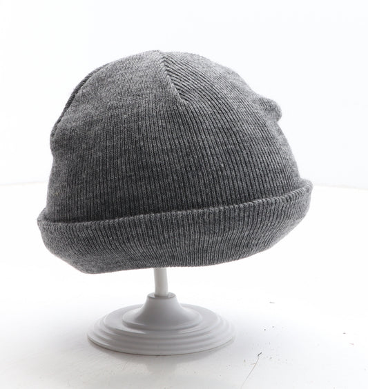 Primark Womens Grey Acrylic Beanie Size M