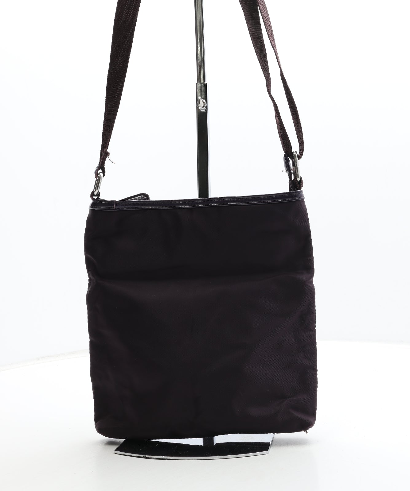 Preworn Womens Purple Polyester Crossbody Size Small