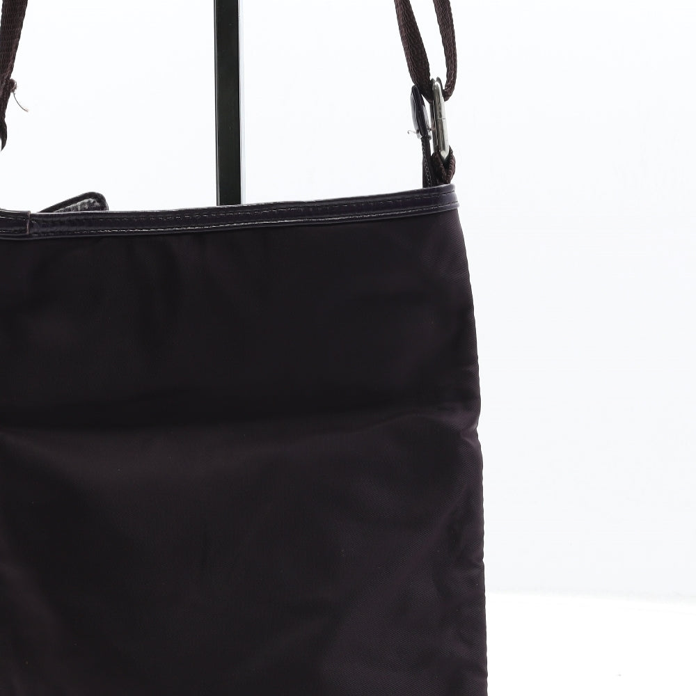 Preworn Womens Purple Polyester Crossbody Size Small