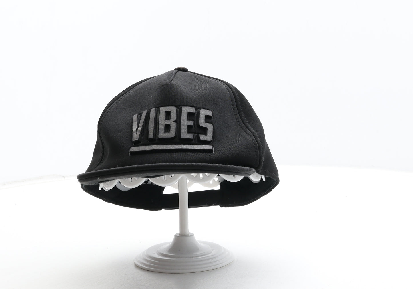 TU Boys Black Polyester Baseball Cap Size Adjustable - Vibes