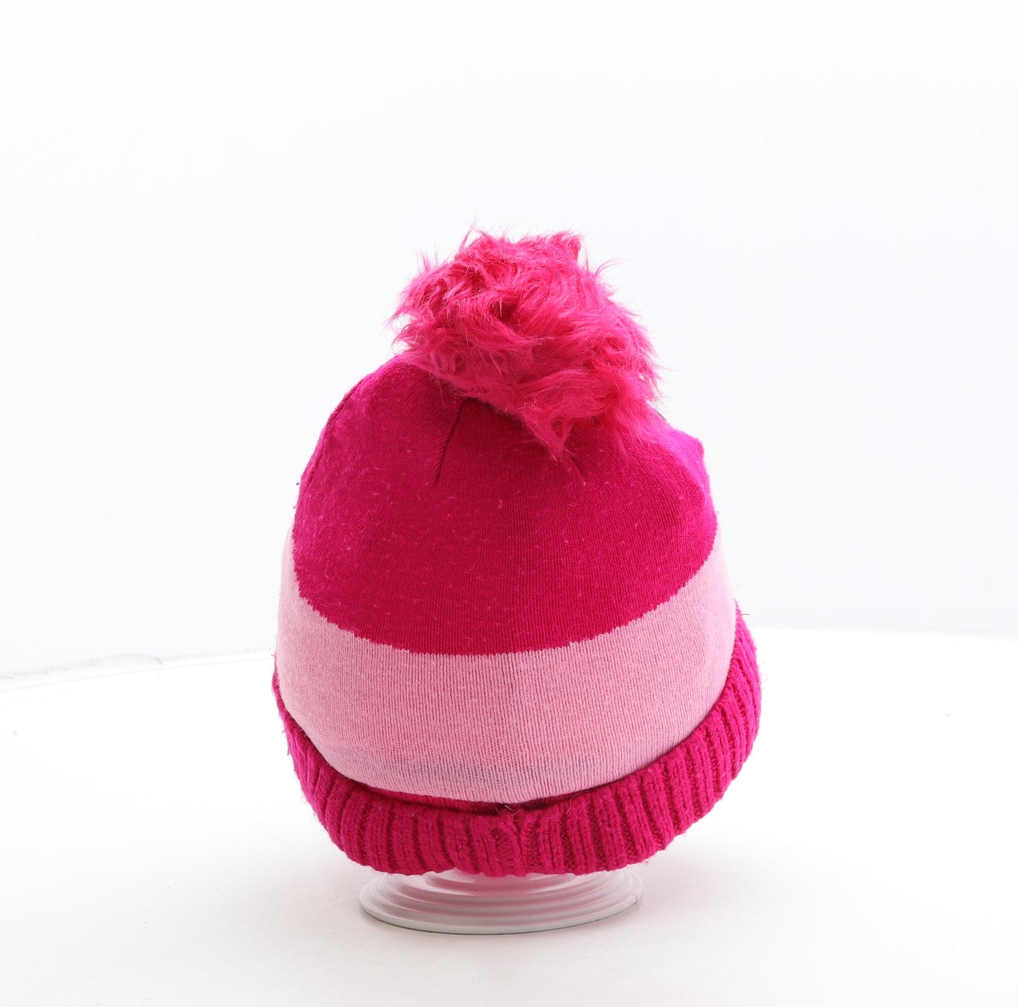 TU Girls Pink Acrylic Beanie Size S - Trolls