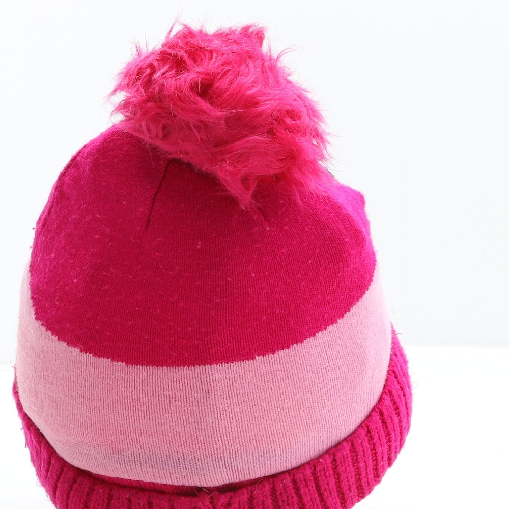 TU Girls Pink Acrylic Beanie Size S - Trolls