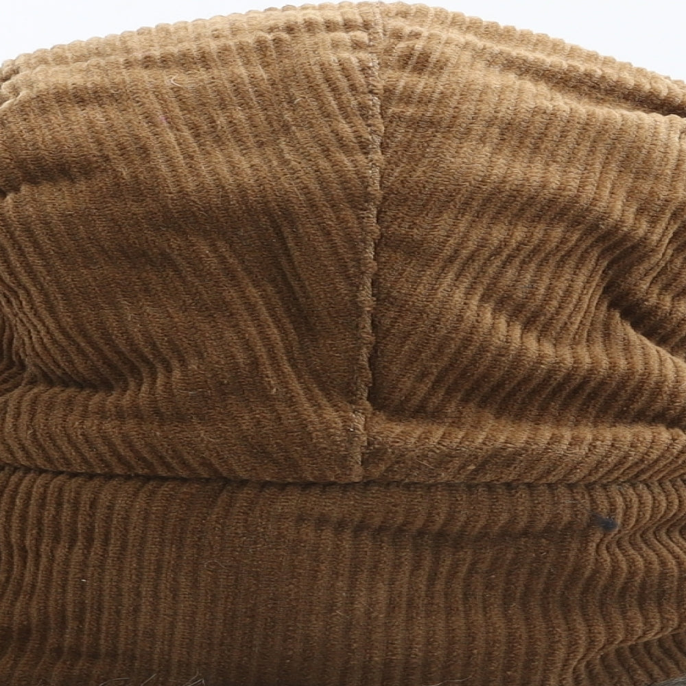 Matalan Mens Brown Cotton Trapper Hat One Size