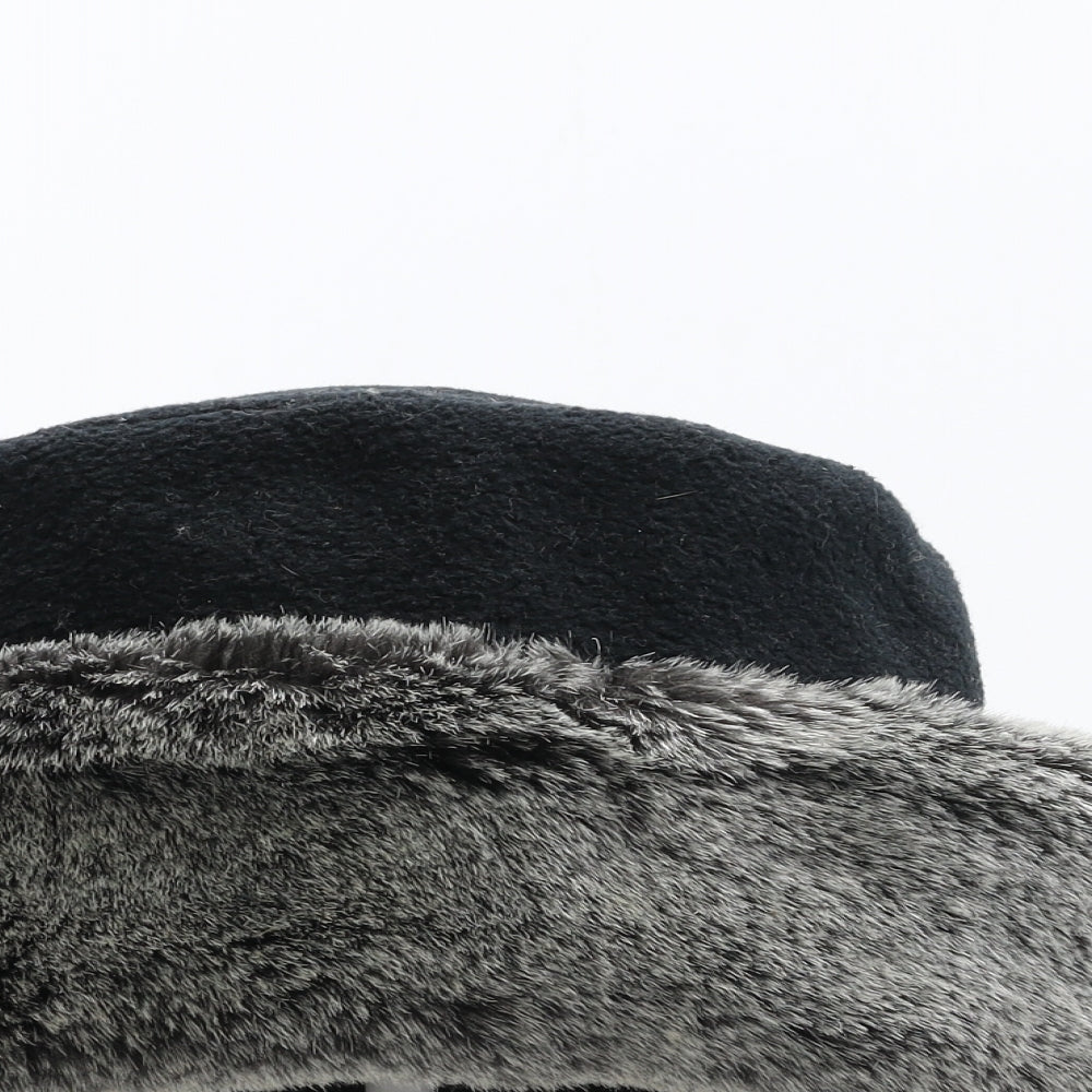NEXT Womens Black Polyester Cloche One Size