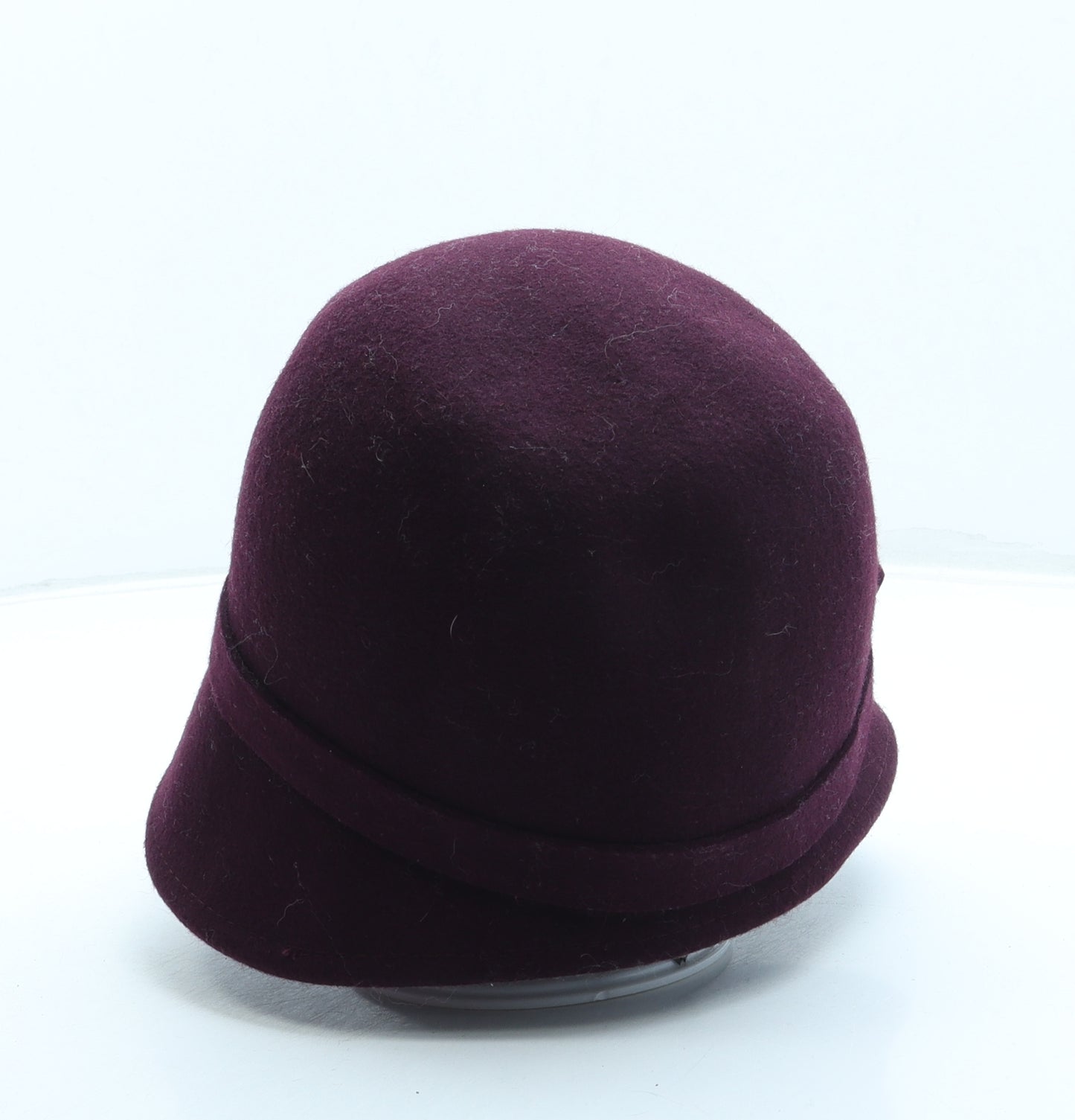 Accessorize Womens Purple Wool Cloche One Size