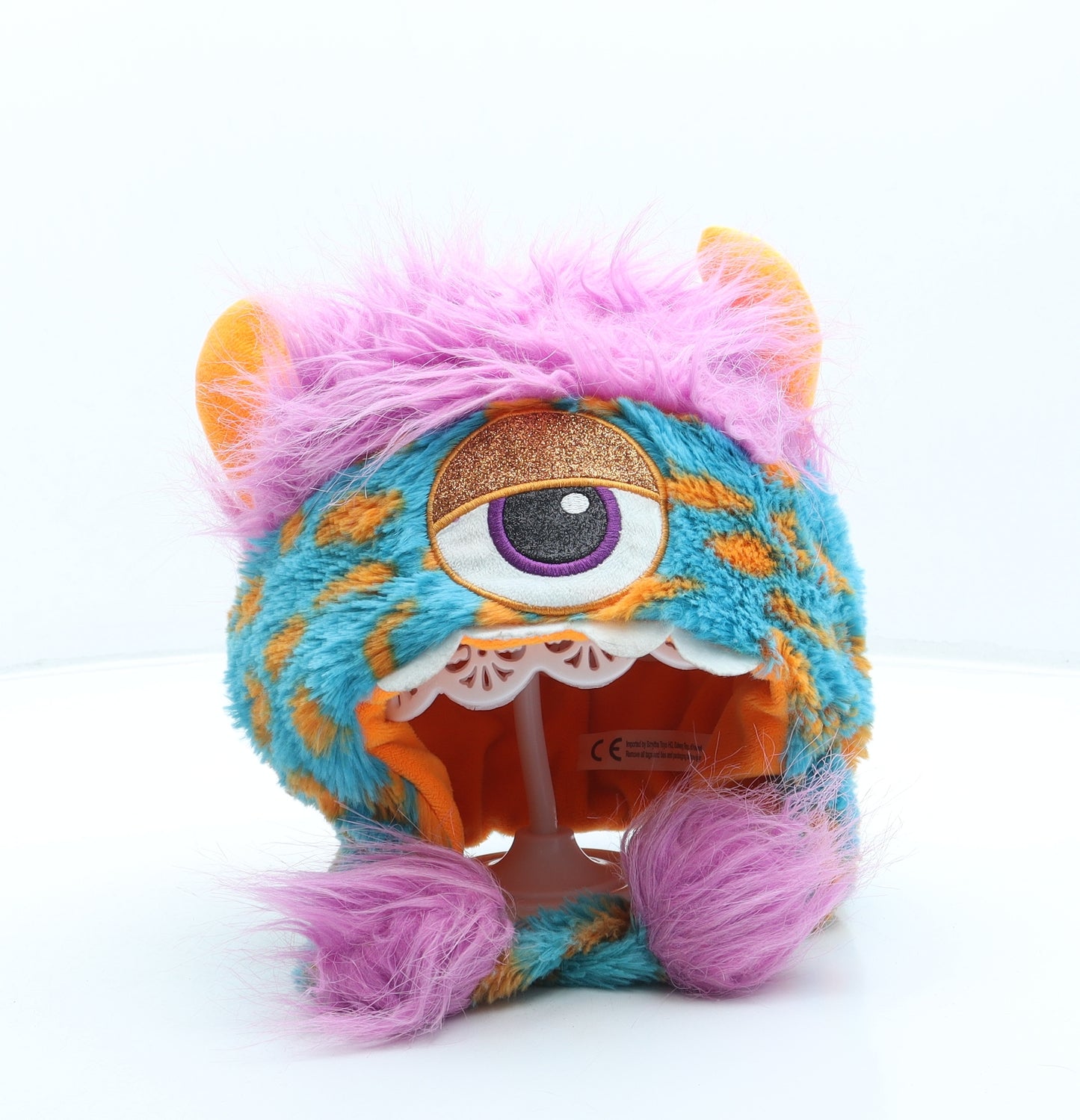 Smyths Girls Blue Animal Print Polyester Bonnet One Size - Monster