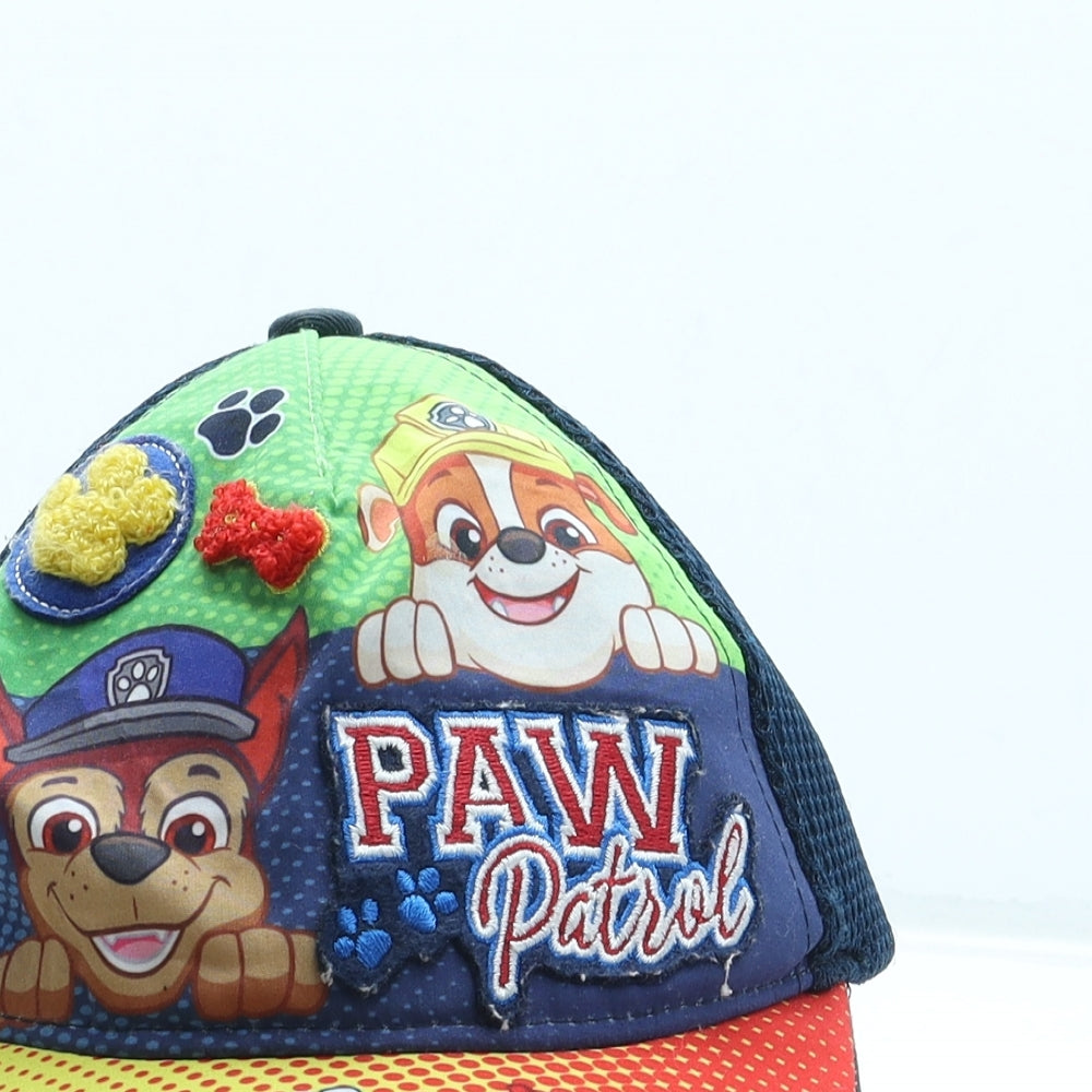 F&F Boys Blue Polyester Baseball Cap One Size - Paw Patrol
