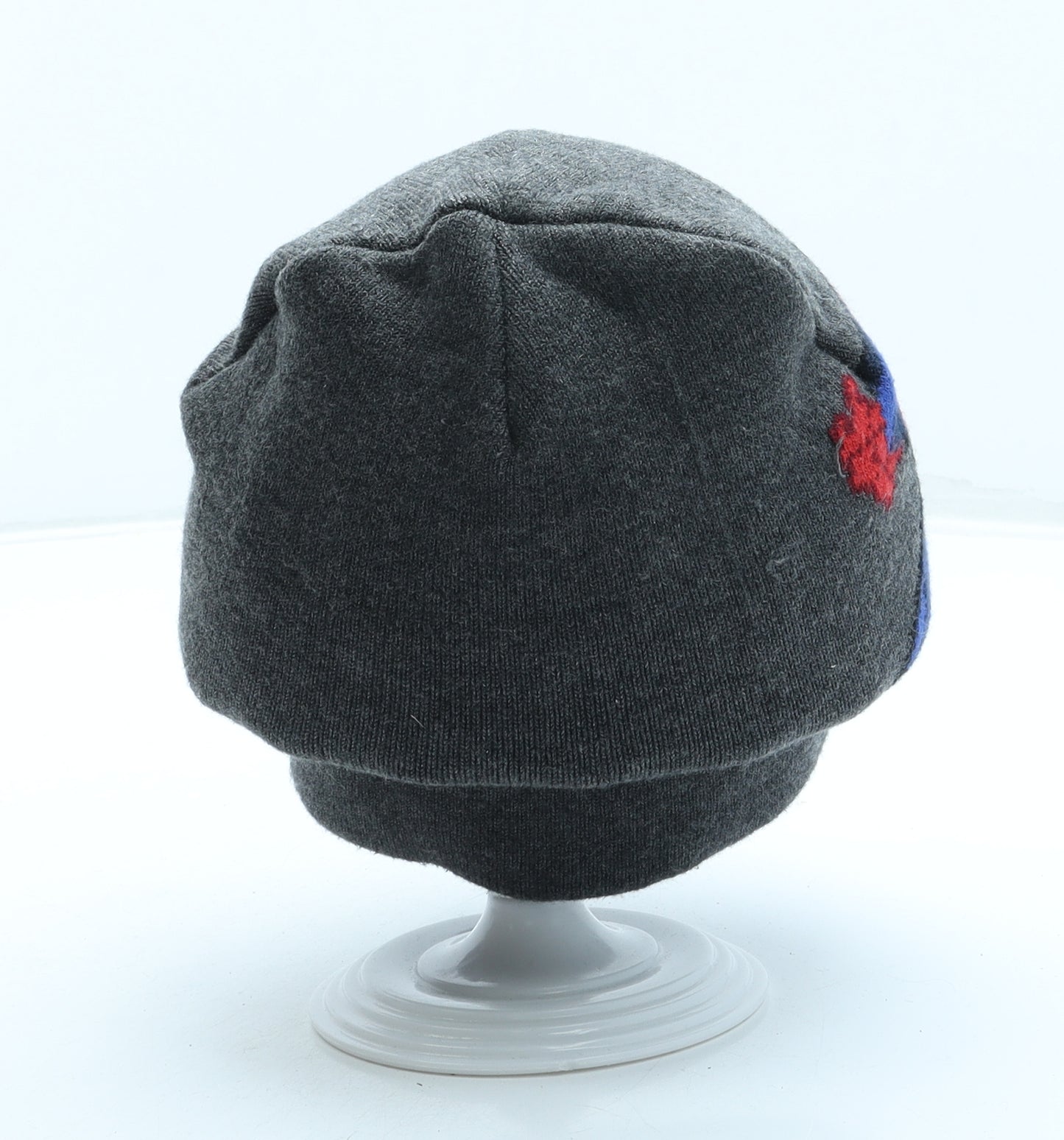 H&M Boys Grey Cotton Beanie One Size - Spiderman