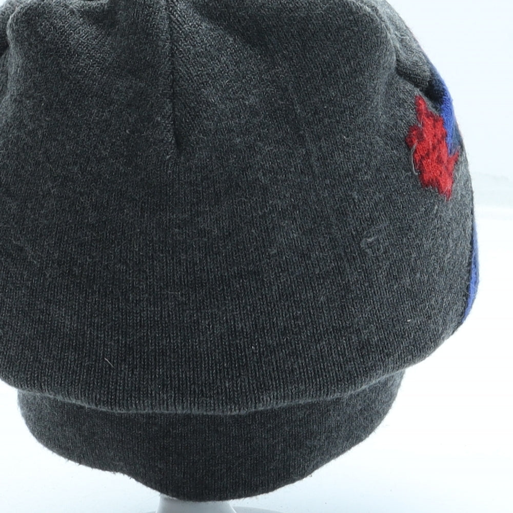 H&M Boys Grey Cotton Beanie One Size - Spiderman