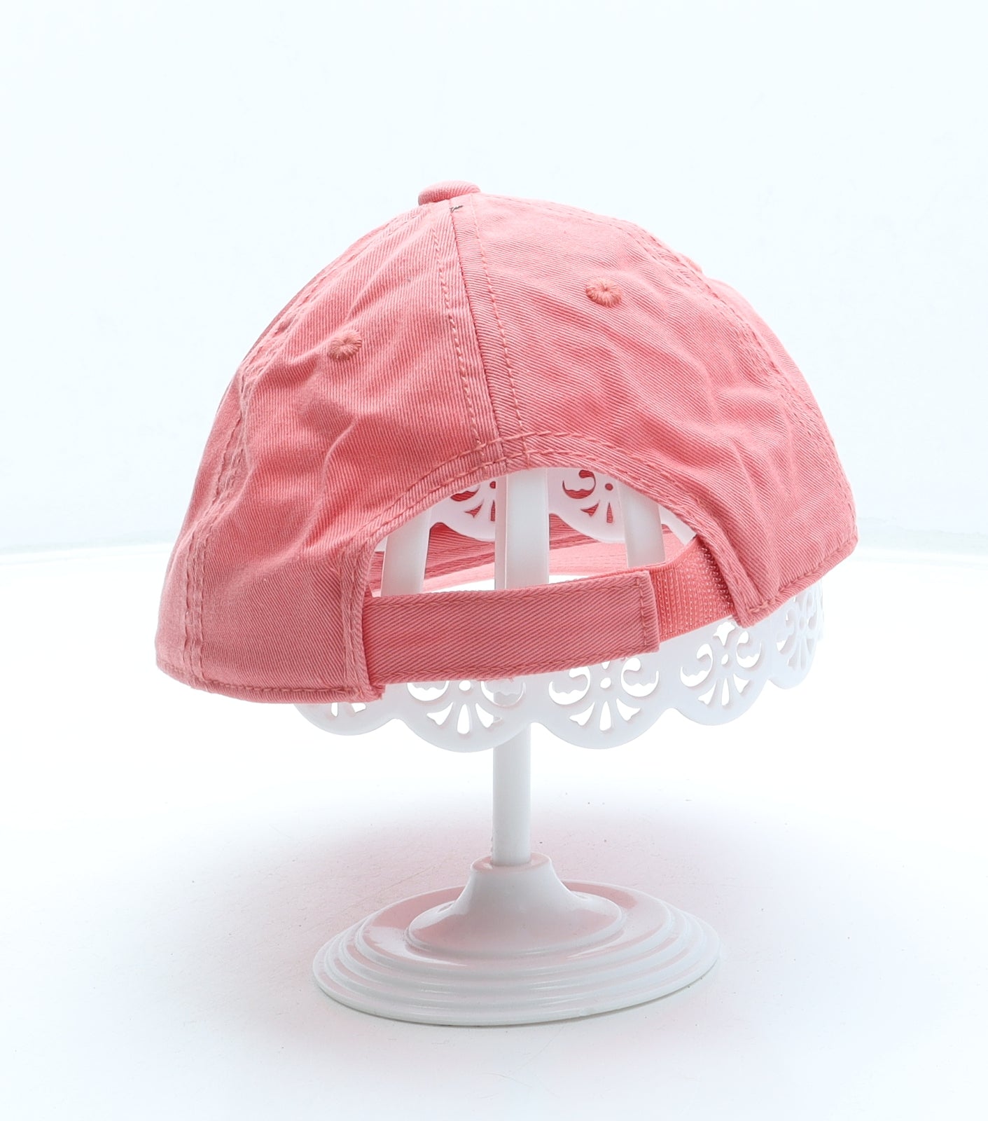 F&F Girls Pink Cotton Baseball Cap One Size - Palm Tree