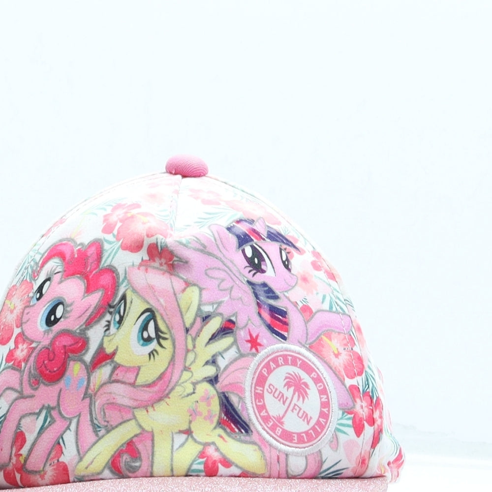 George Girls Pink Geometric Polyester Snapback One Size - My Little Pony