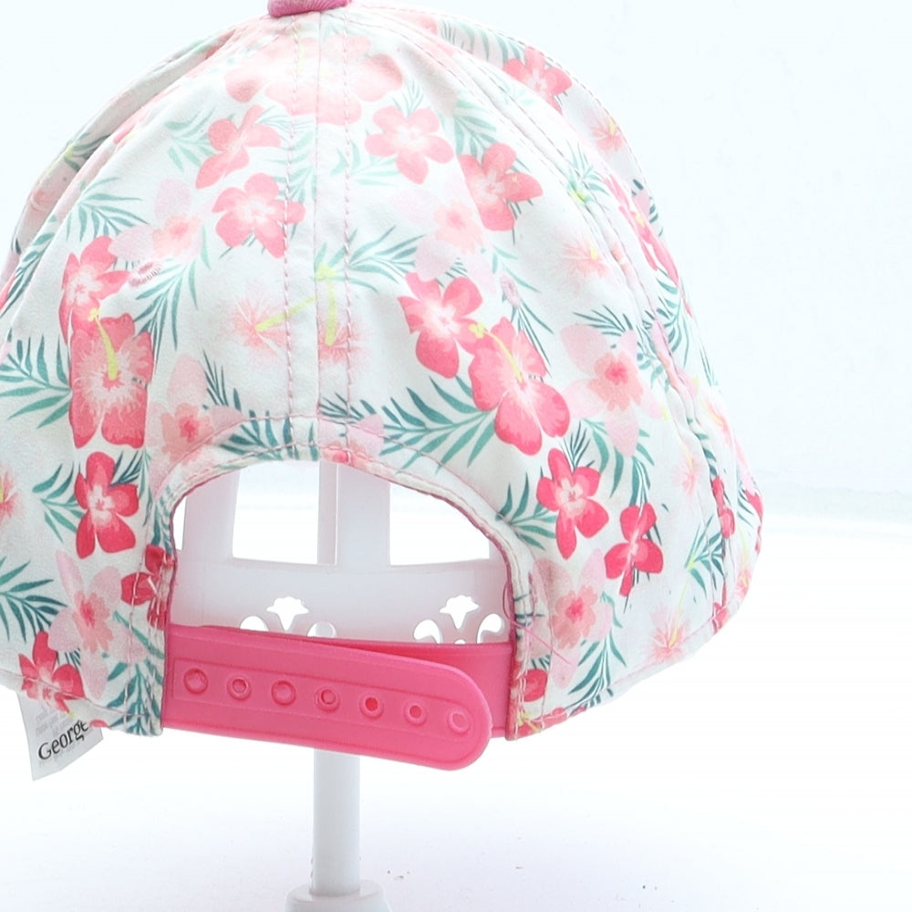 George Girls Pink Geometric Polyester Snapback One Size - My Little Pony