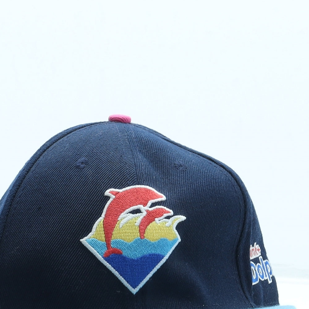 Pink Dolphin Womens Blue Polyester Snapback One Size