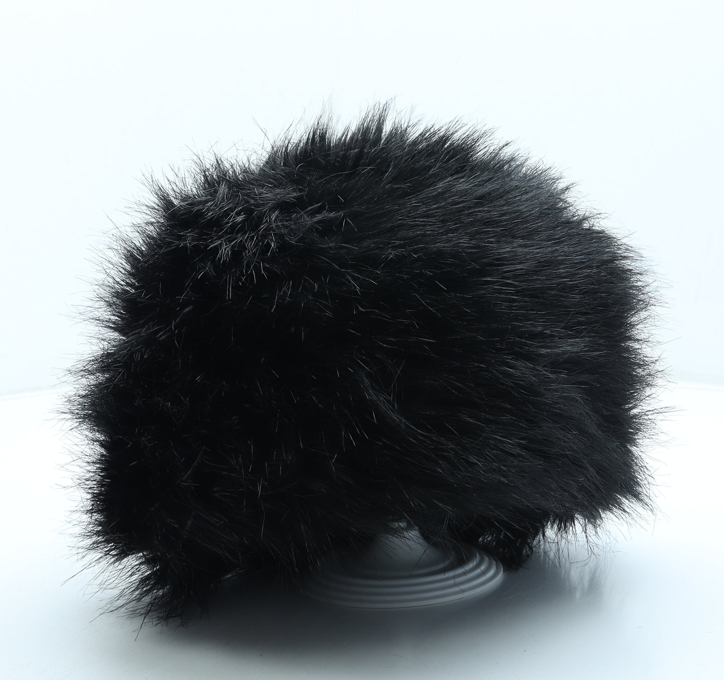 Marks and Spencer Womens Black Acrylic Cossack Size M - Faux Fur
