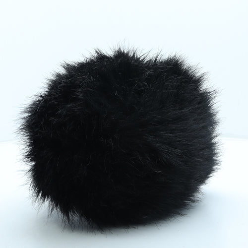 Marks and Spencer Womens Black Acrylic Cossack Size M - Faux Fur