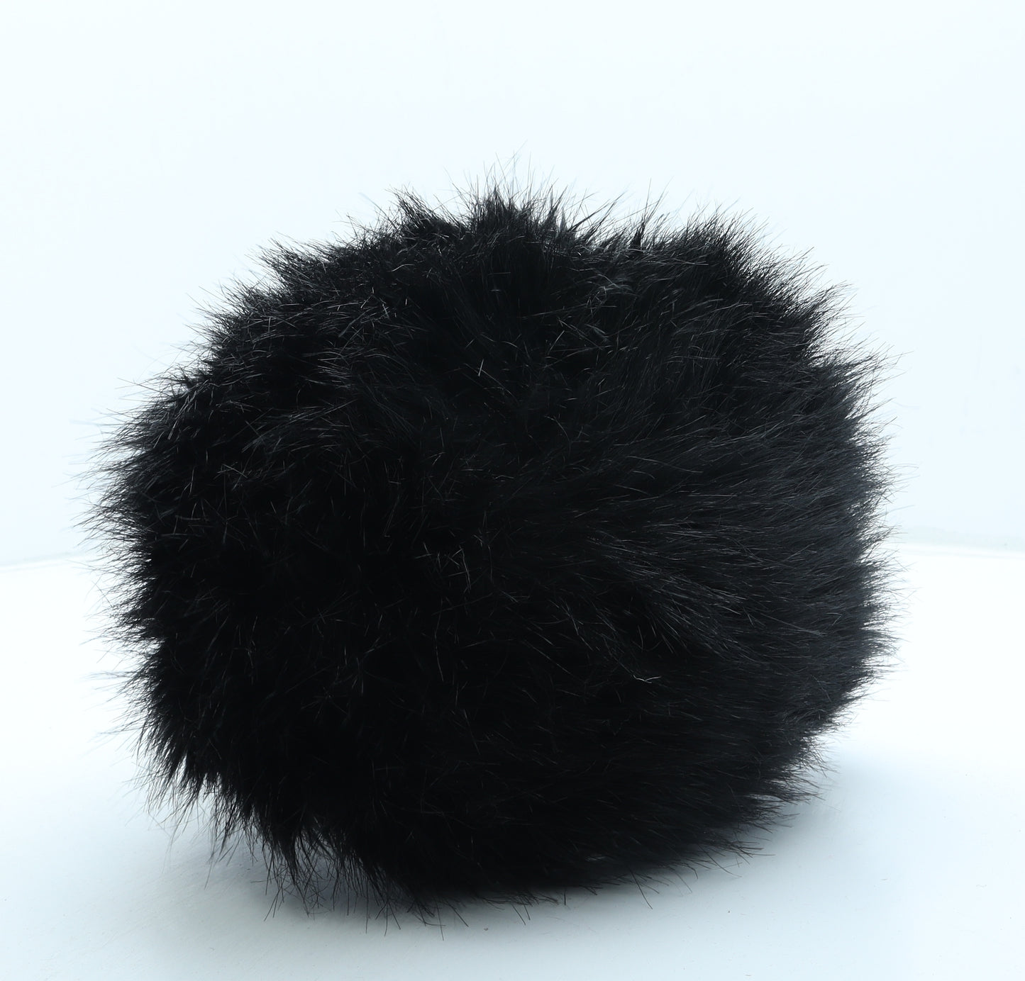 Marks and Spencer Womens Black Acrylic Cossack Size M - Faux Fur