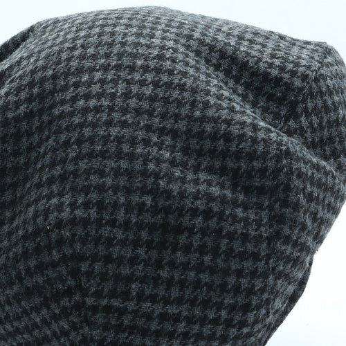 Matalan Mens Black Polyester Flat Cap Size L