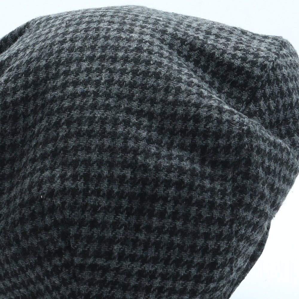 Matalan Mens Black Polyester Flat Cap Size L