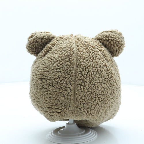 Gap Boys Brown Polyester Bonnet Size S - Bear